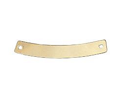 Alternative view of Curved Bar Stamping Disc Blanks 14kt Gold Filled - Connectors Pendants