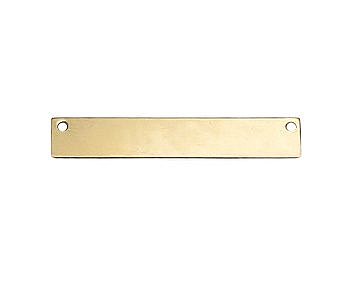 Alternative view of Rectangle Bar Stamping Disc Blanks 14kt Gold Filled - Connectors Pendants