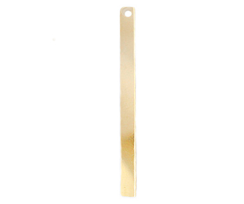 Spike Rectangle Bar Stamping Disc Blanks 14kt Gold Filled - Pendants - Image 2