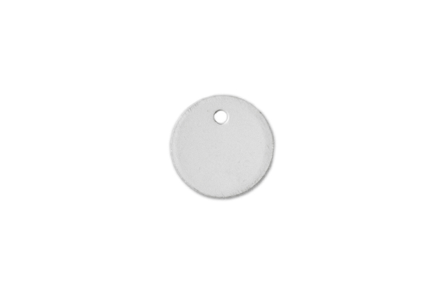 7mm Round Stamping Disc Quality Tag Blanks Sterling Silver .925 - Pendants Charms - Image 3