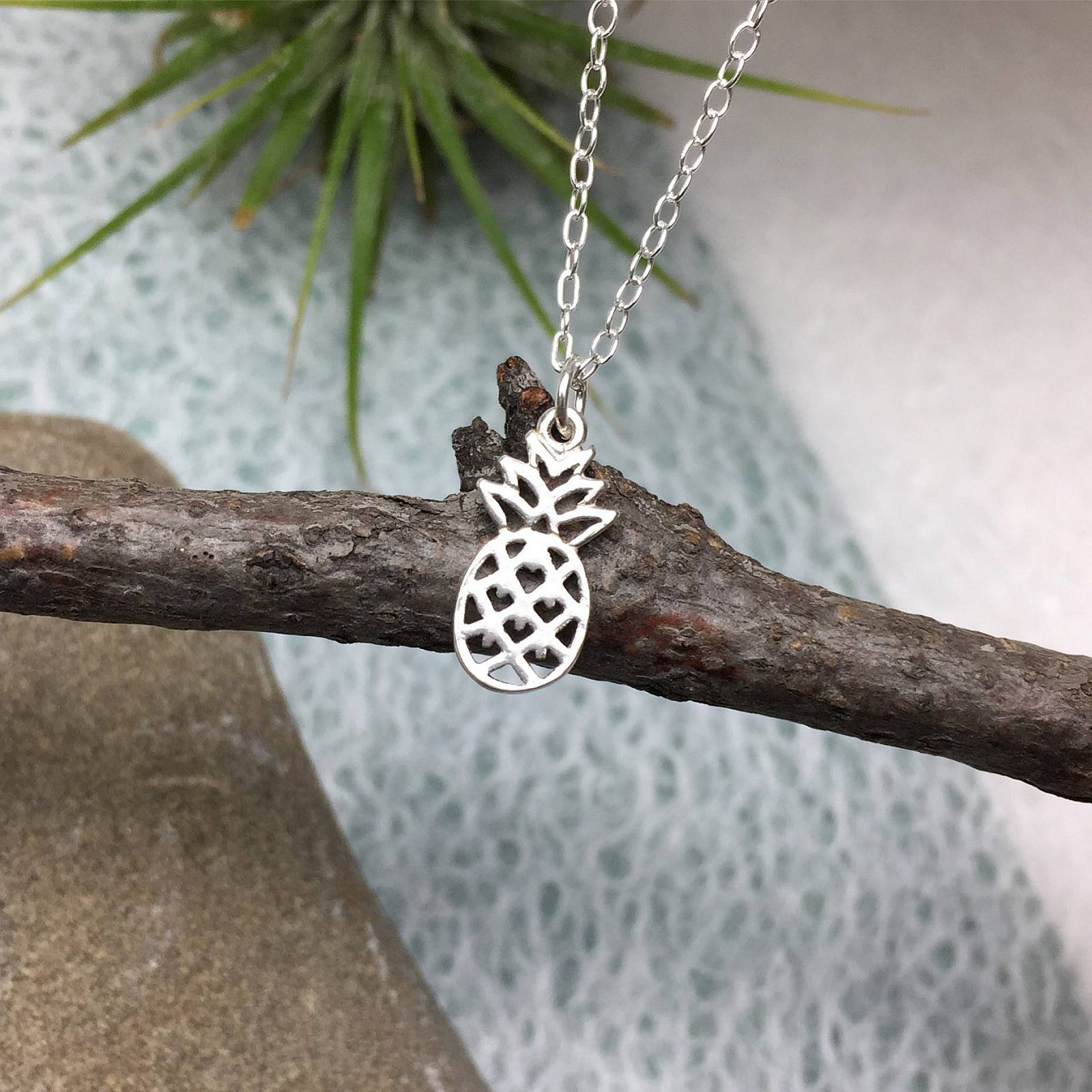 Pineapple Sterling Silver .925 Amoracast - Pendants Charms - Image 2