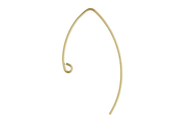 Large Marquise Hook Earrings 14kt Gold Filled - Image 5
