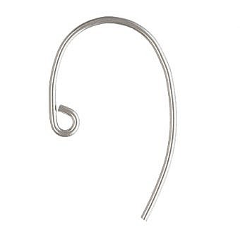 Alternative view of Bass Clef Hook Earrings Sterling Silver .925