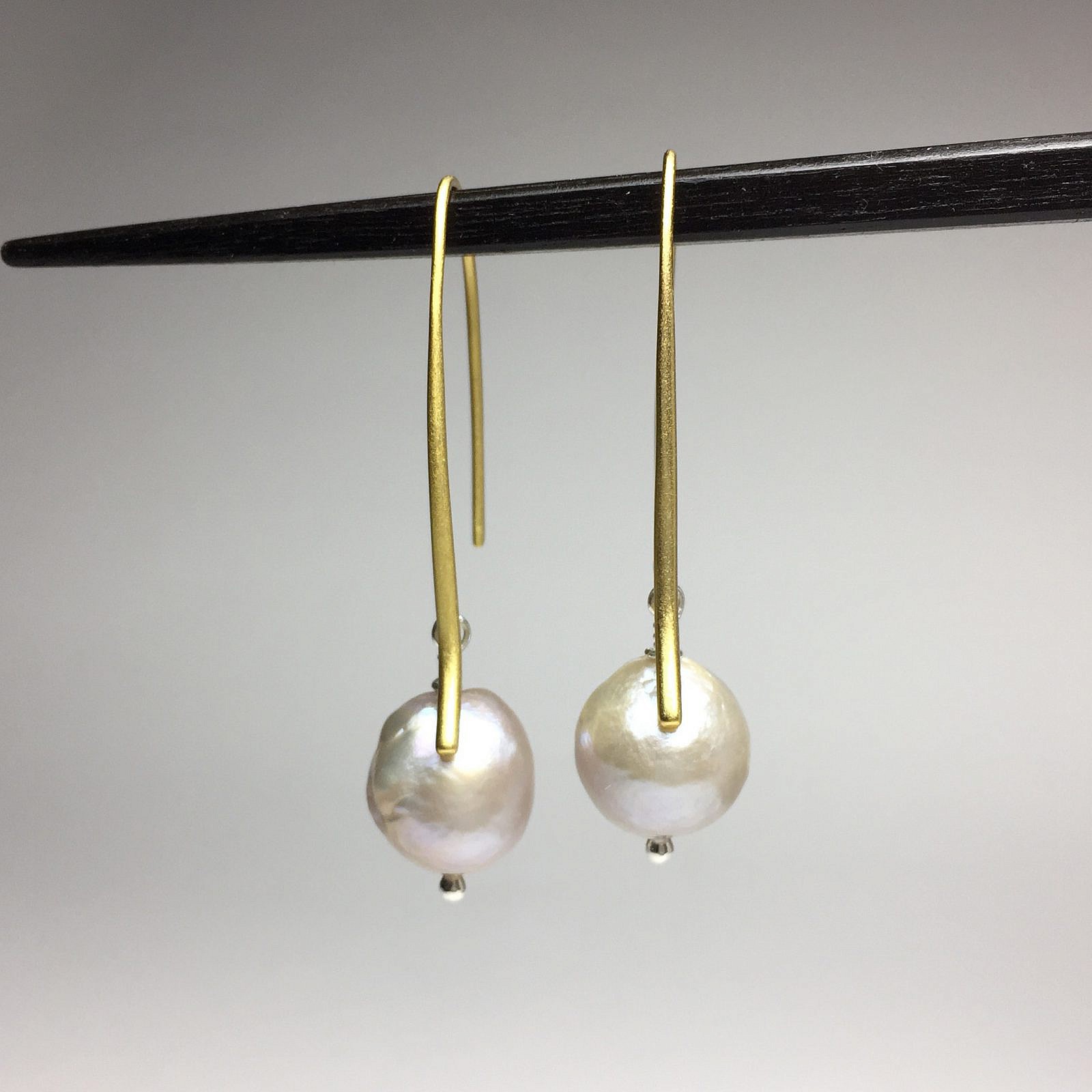 Modern Sleek Hooks Earrings Sterling Silver .925 Amoracast - Image 4