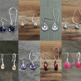 Alternative view of Hook with Coil and Loop Earrings Sterling Silver .925