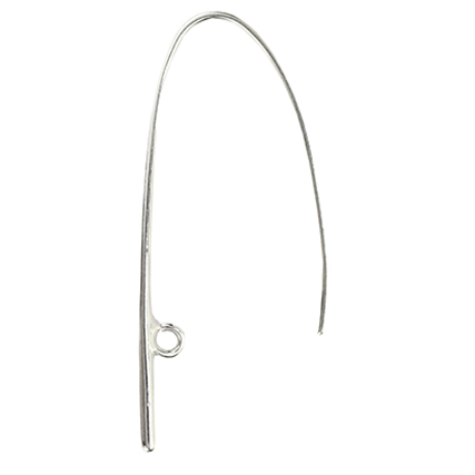 Modern Sleek Hooks Earrings Sterling Silver .925 Amoracast