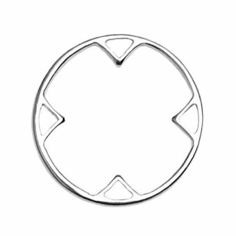 Circle Nimbus Sterling Silver .925 Amoracast - Connectors Pendants Charms