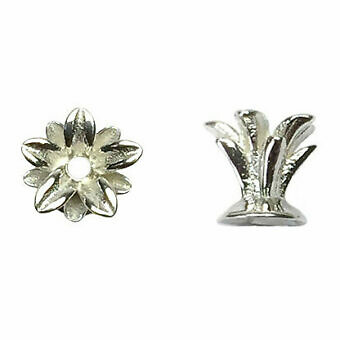 Sterling-silver-pineapple-top-bead-cap