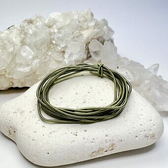1mm Mokuba Spring Green Acrylic Cord Ribbon