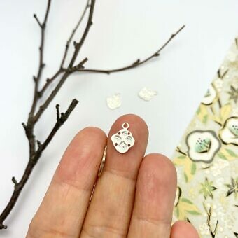 Alternative view of Wildflower Sterling Silver .925 - Pendants Charms