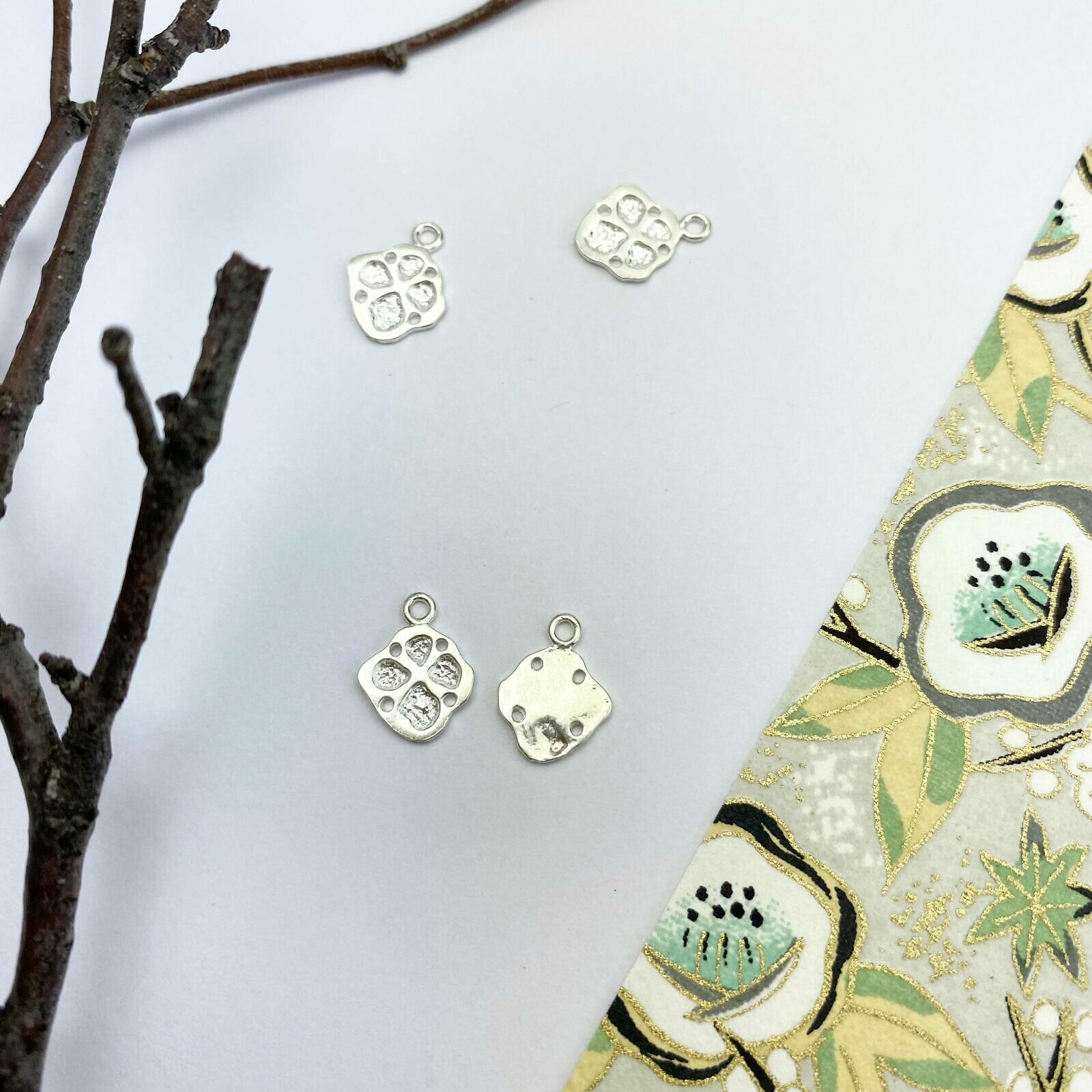 Wildflower Sterling Silver .925 - Pendants Charms