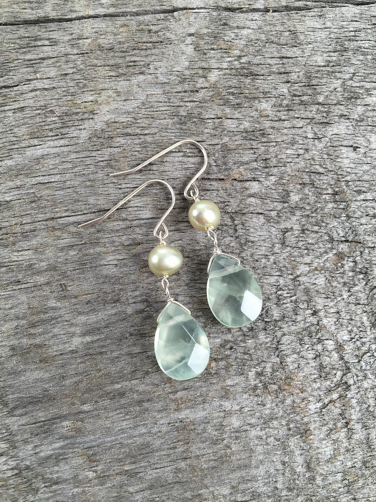 Hook with Loop Earrings Sterling Silver .925 - Image 2