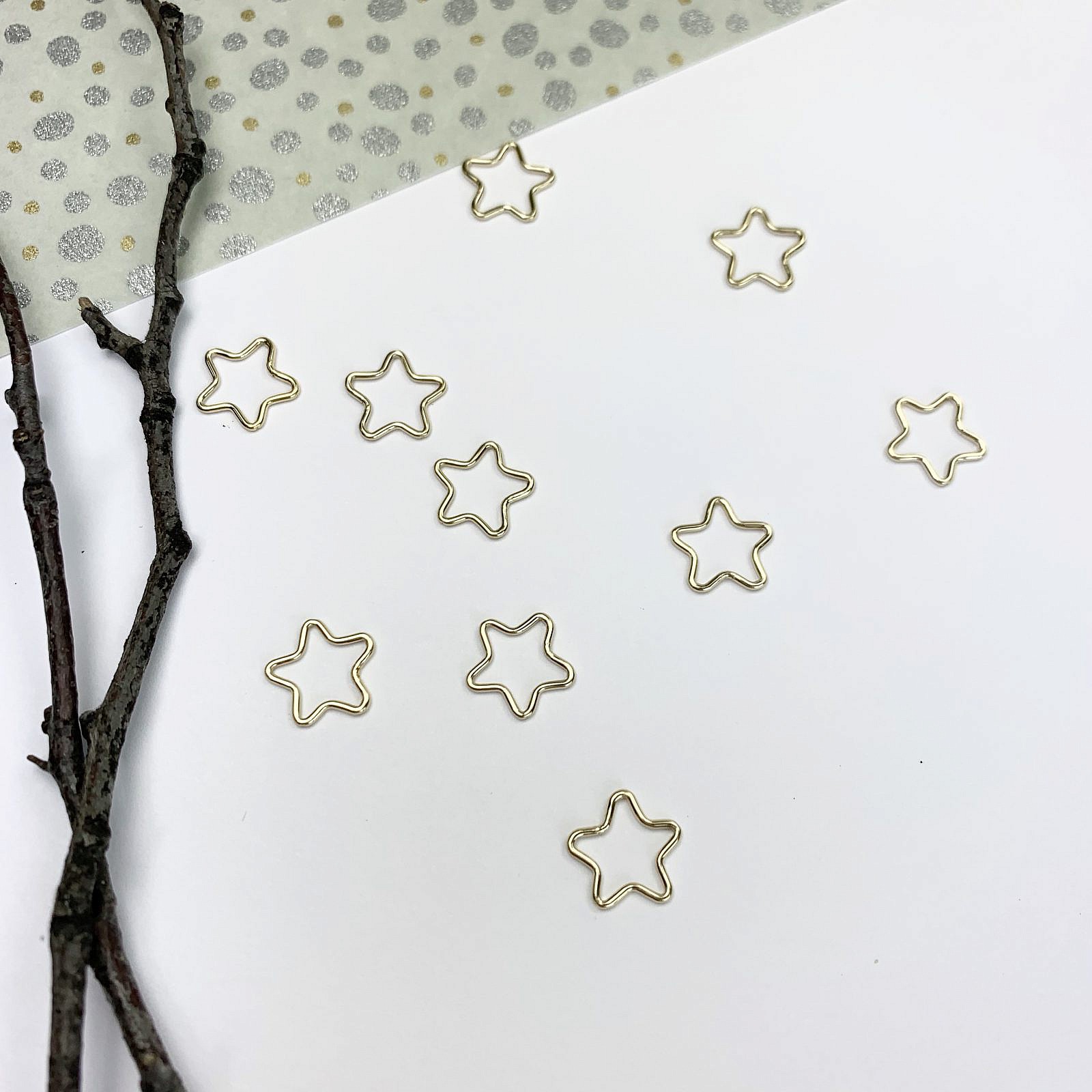 Mini Star Bubble 14kt Gold Filled - Connectors Pendants Charms