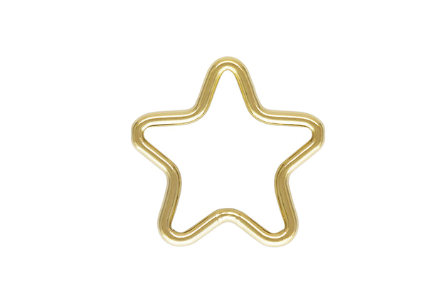 Mini Star Bubble 14kt Gold Filled - Connectors Pendants Charms - Image 3