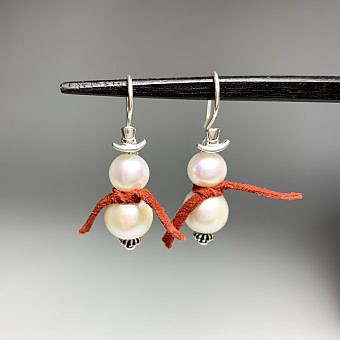 Alternative view of Top Hat Effortless Hooks Earrings Sterling Silver .925 Amoracast