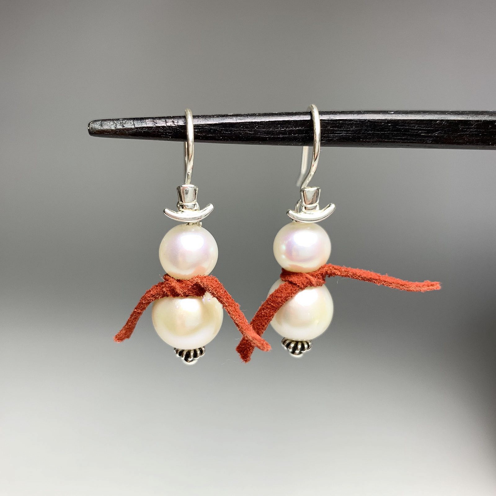 Top Hat Effortless Hooks Earrings Sterling Silver .925 Amoracast - Image 2