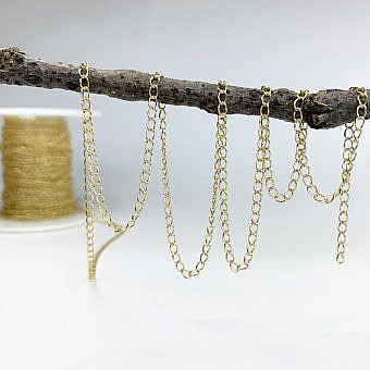 2mm Curb Chain By the Meter 14kt Gold Filled