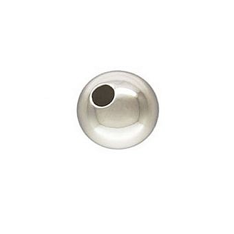 Alternative view of 10mm Seamless Smooth Round Beads Sterling Silver .925