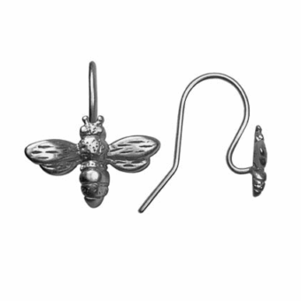 Bee Effortless Hooks Earrings Sterling Silver .925 Amoracast