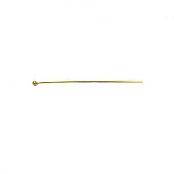Alternative view of 26ga 25mm Ball Pins 14kt Gold Filled