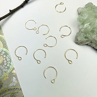 Circle Hook Earrings 14kt Gold Filled
