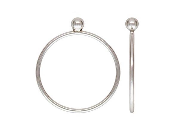 Tiny Ball Stacking Ring Sterling Silver .925 Size 5 - Image 4
