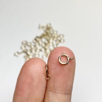 Alternative view of 6mm Round Spring Lock Clasps -Open Ring 14kt Gold Filled