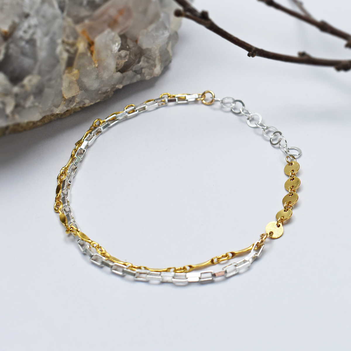 2.20mm Paperclip Rectangle Chain By the Meter Sterling Silver .925 - Image 5