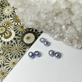 paired blue pearls