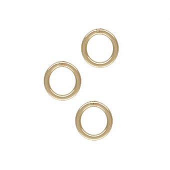 Alternative view of 5mm 22ga-0.64mm Round Closed Soldered Rings 14kt Gold Filled
