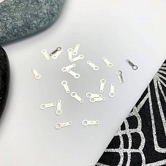 Oval Quality Tags Sterling Silver .925 - Connectors
