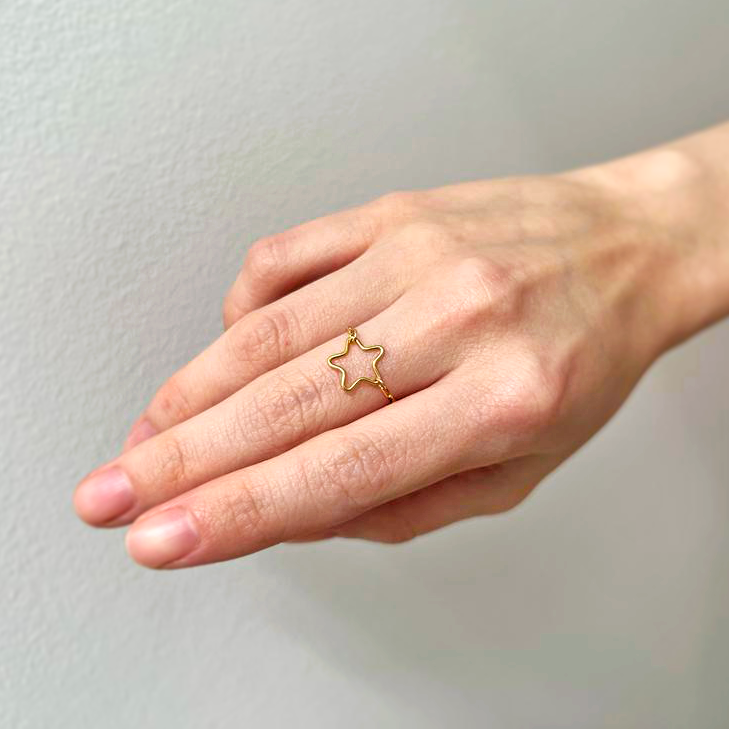 Mini Star Bubble 14kt Gold Filled - Connectors Pendants Charms - Image 2