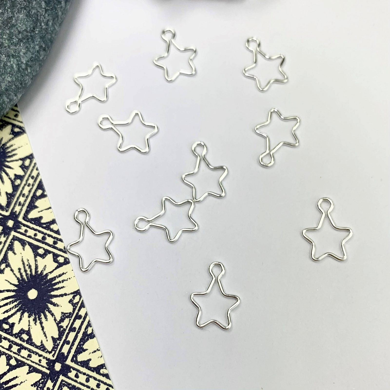 Mini Star Bubble with Loop Sterling Silver .925 - Pendants Charms