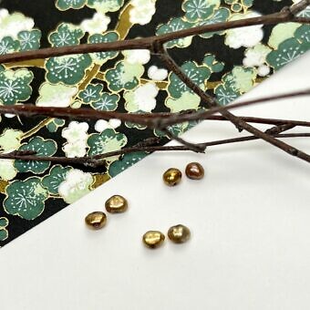 Brown Paired Pearls