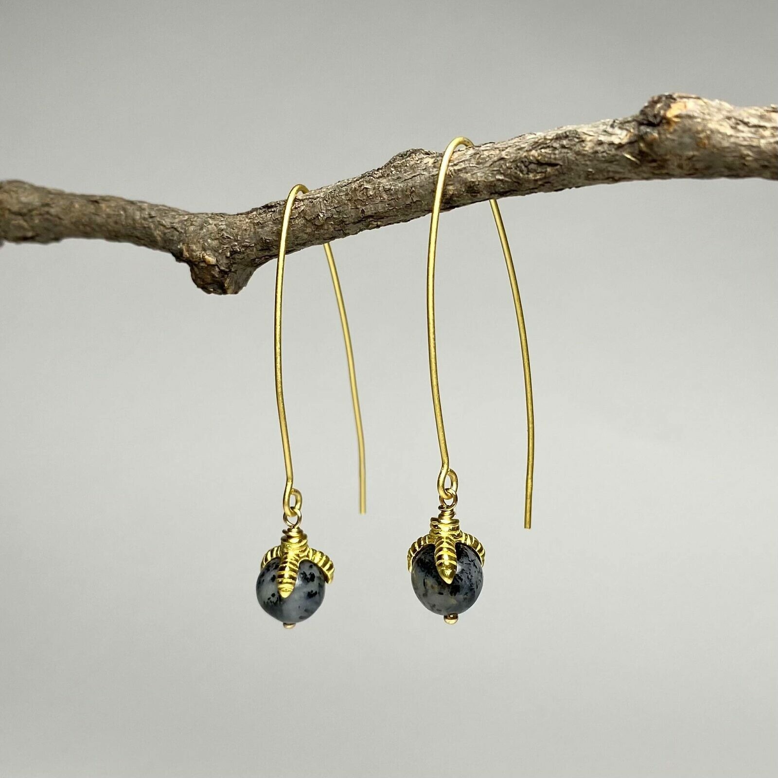 Long Marquise Hook 20GA Earrings Sterling Silver .925 Amoracast - Image 4