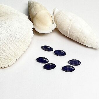 Marquise Iolite paired beads