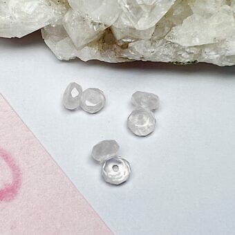 Rose Quartz paired beads