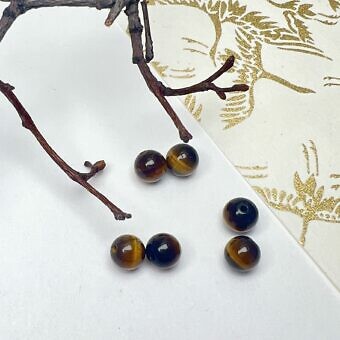 Tiger Eye paired beads