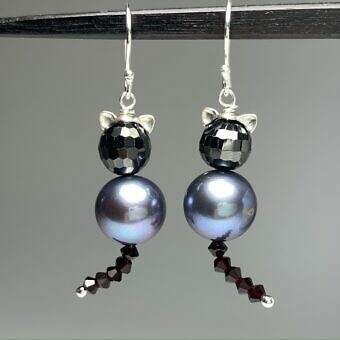 Alternative view of Kitty Cat Ears Sterling Silver .925 Amoracast - Bead Caps