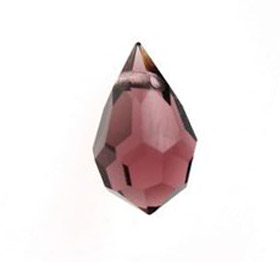 Amethyst Briolette Crystals Beads