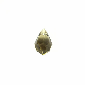 10x6mm Gold Beryl Hazel Small Faceted Briolette Teardrop Czech Preciosa Crystals Beads