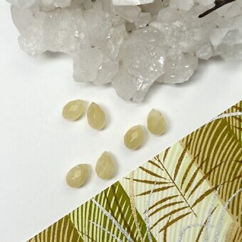 Dyed Jade paired beads