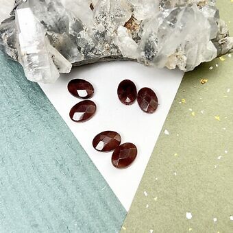 Chocolate Jade Paired Beads