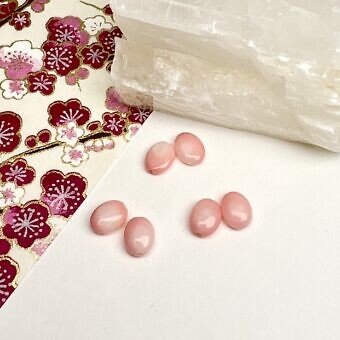 oval coral beads