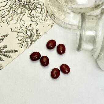Red Jasper Paired Beads
