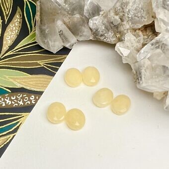 Dyed Jade paired beads