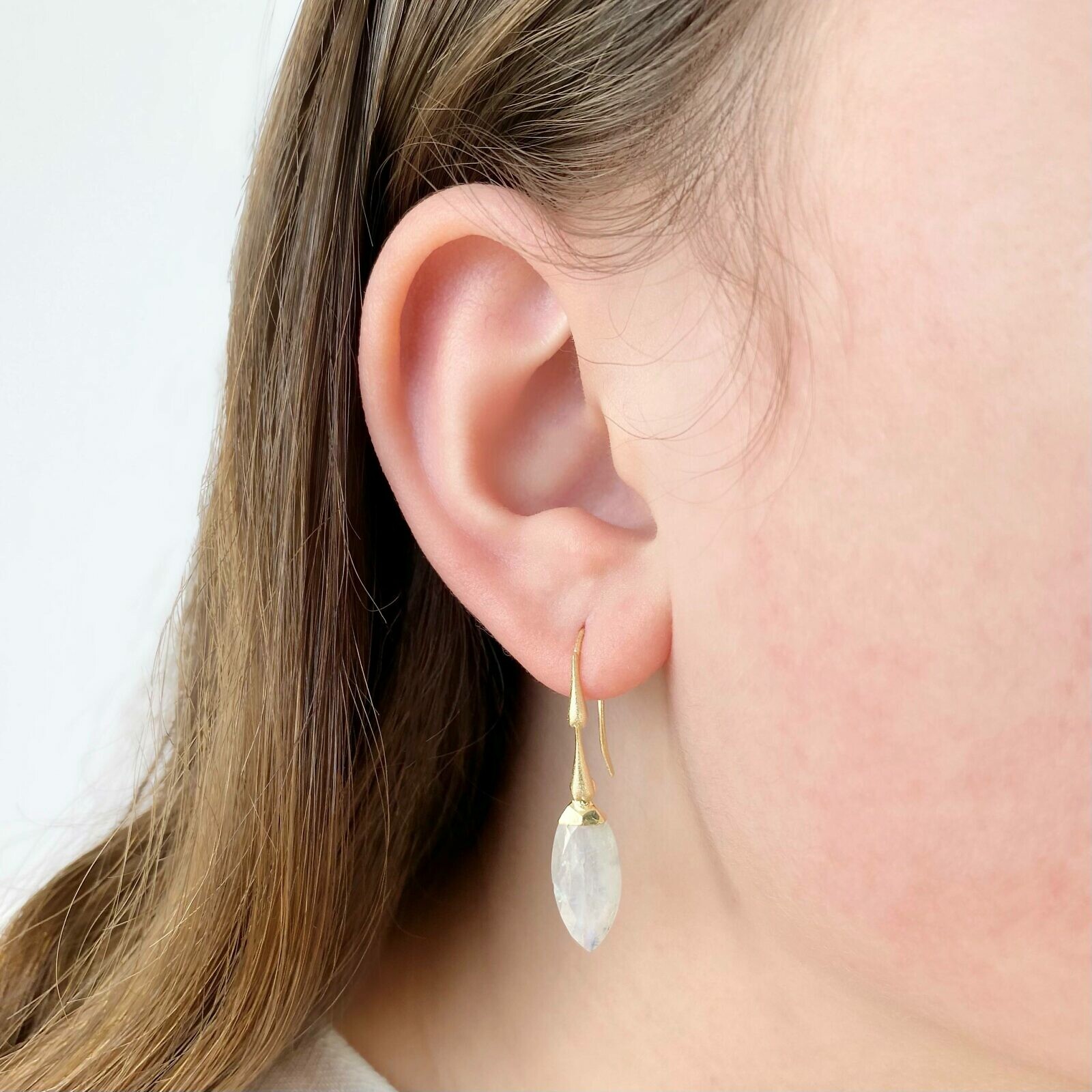 Bamboo Tiki Hook Earrings Sterling Silver .925 Amoracast - Image 3