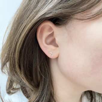 Alternative view of Rising Sun Rays Studs Earring Sterling Silver .925