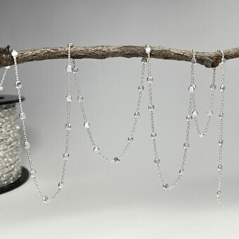 flat bead satellite chain