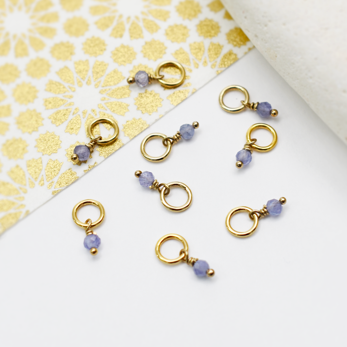 GF tanzanite mini drops